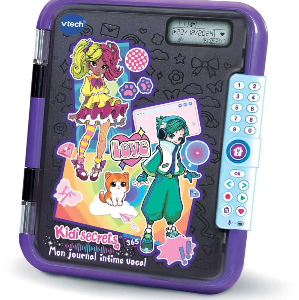 Varta Mon journal intime vocal noir - Kidisecrets 365^ Agendas Électroniques