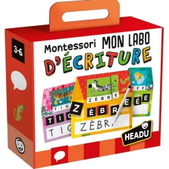 Headu Mon Labo d'écriture Montessori^ Apprentissage Des Lettres Et Écritures