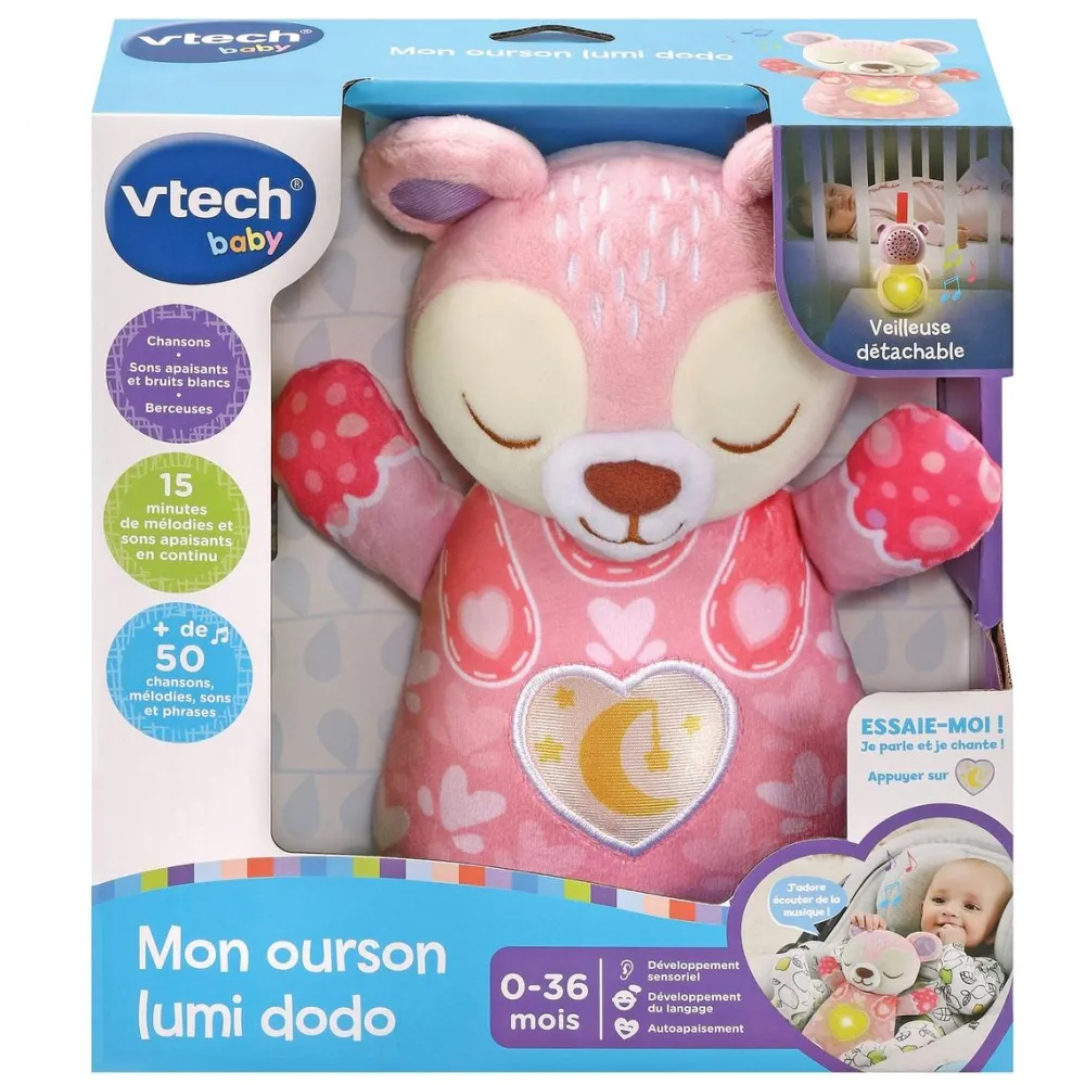 Varta Mon ourson Lumi dodo rose^ Mobiles Et Veilleuses