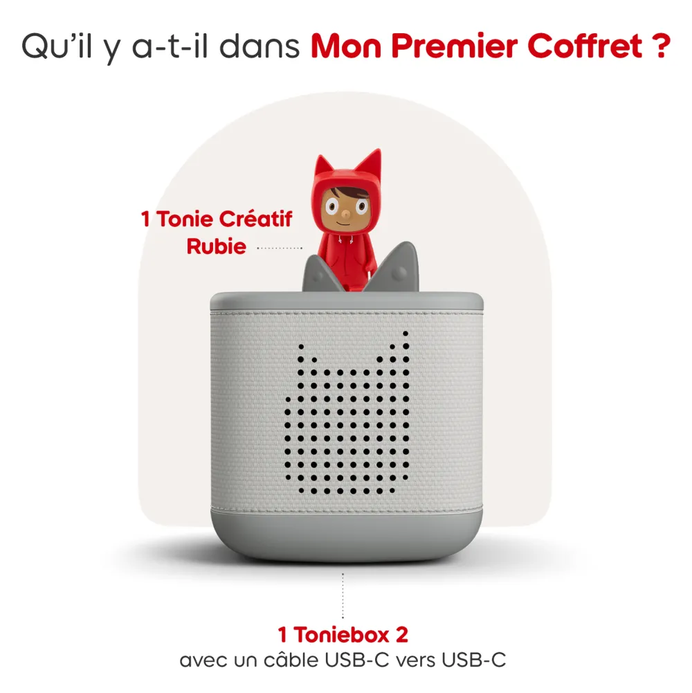 tonies Mon premier coffret Toniebox 2 gris lune^ Ordinateurs Et Tablettes Éducatives