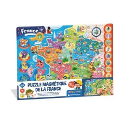 Clementoni Mon puzzle de la France magnétique^ Autres Apprentissages