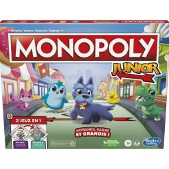 Hasbro Gaming Monopoly junior 2 en 1^ Monopoly