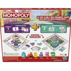 Hasbro Gaming Monopoly junior 2 en 1^ Monopoly