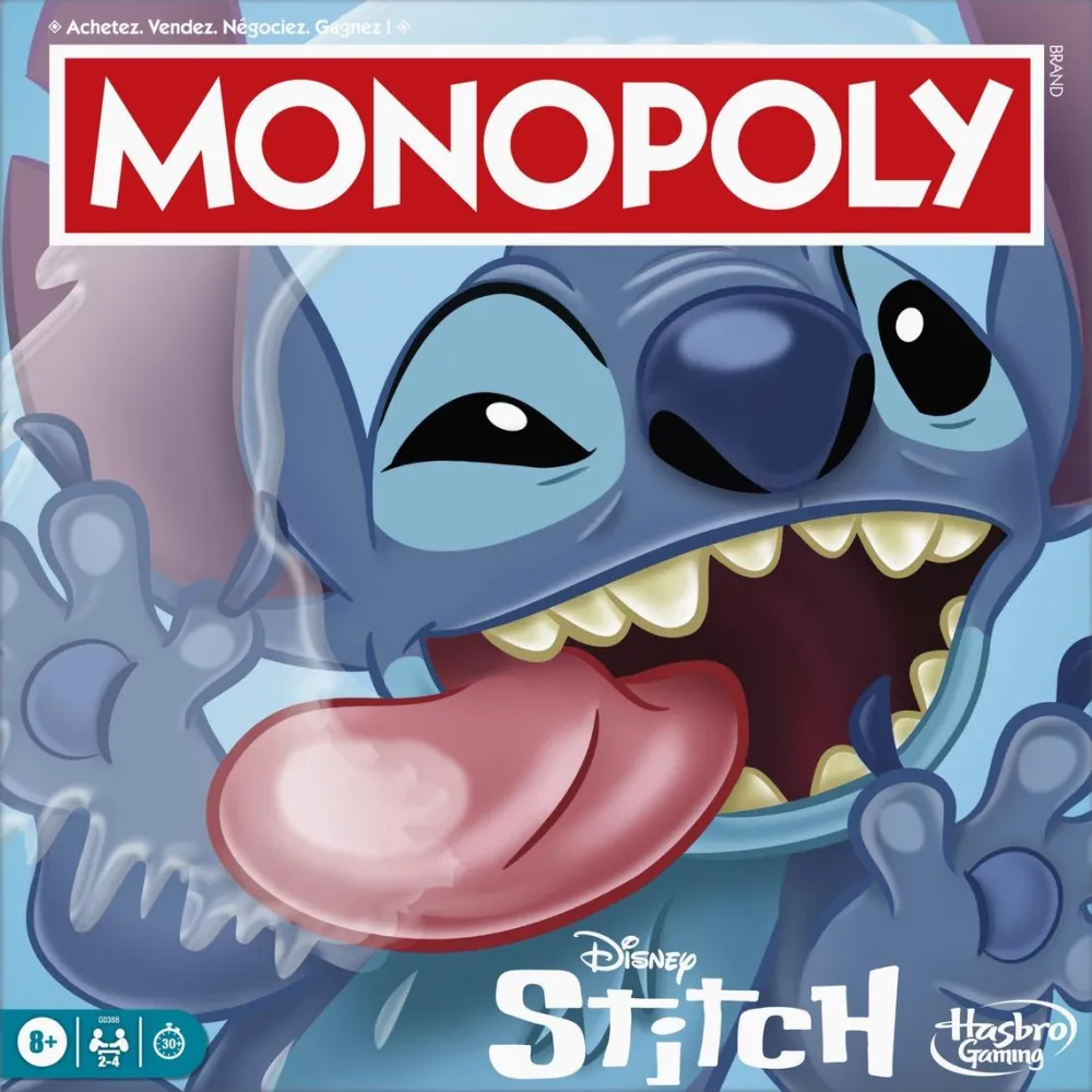 Hasbro Gaming Monopoly Stitch^ Monopoly