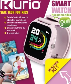 Kurio Montre connectée rose^ Réveils
