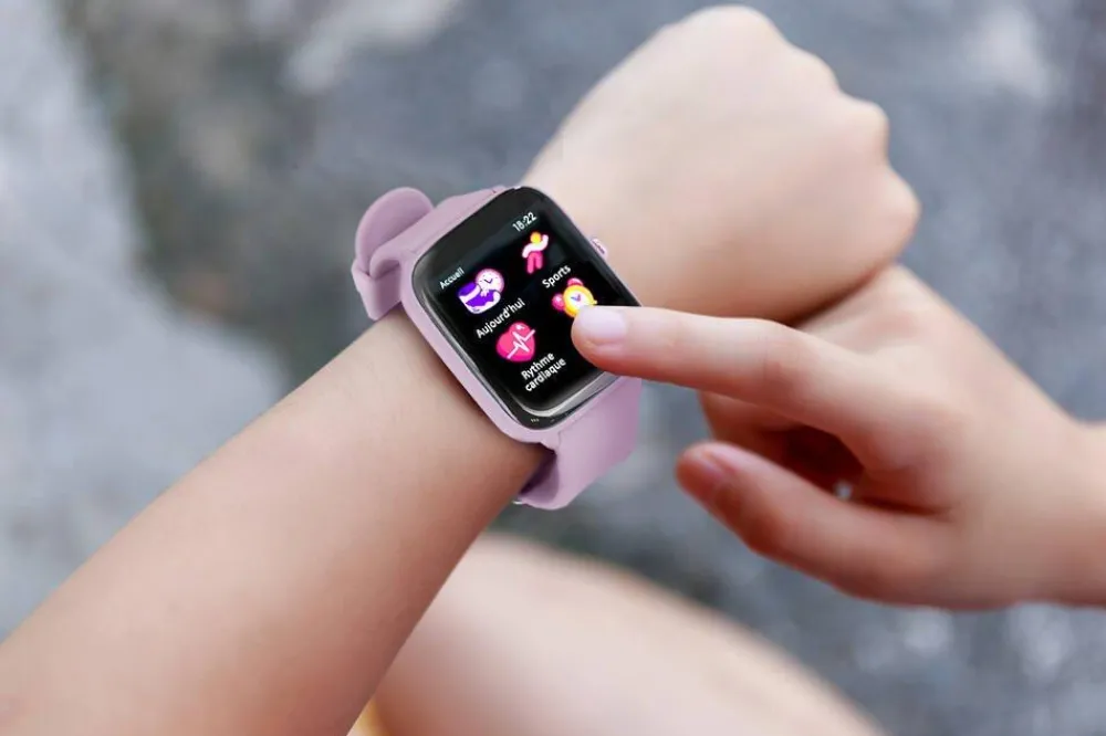 Kurio Montre connectée rose^ Réveils
