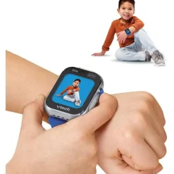 VTech Montre Kidizoom Smartwatch DX4 bleu^ Réveils