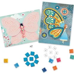 Djeco Mosaïques De Papillons^ Sables, Paillettes Et Mosaïques
