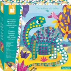 Janod Mosaïques Les ateliers du calme Dinosaures^ Sables, Paillettes Et Mosaïques