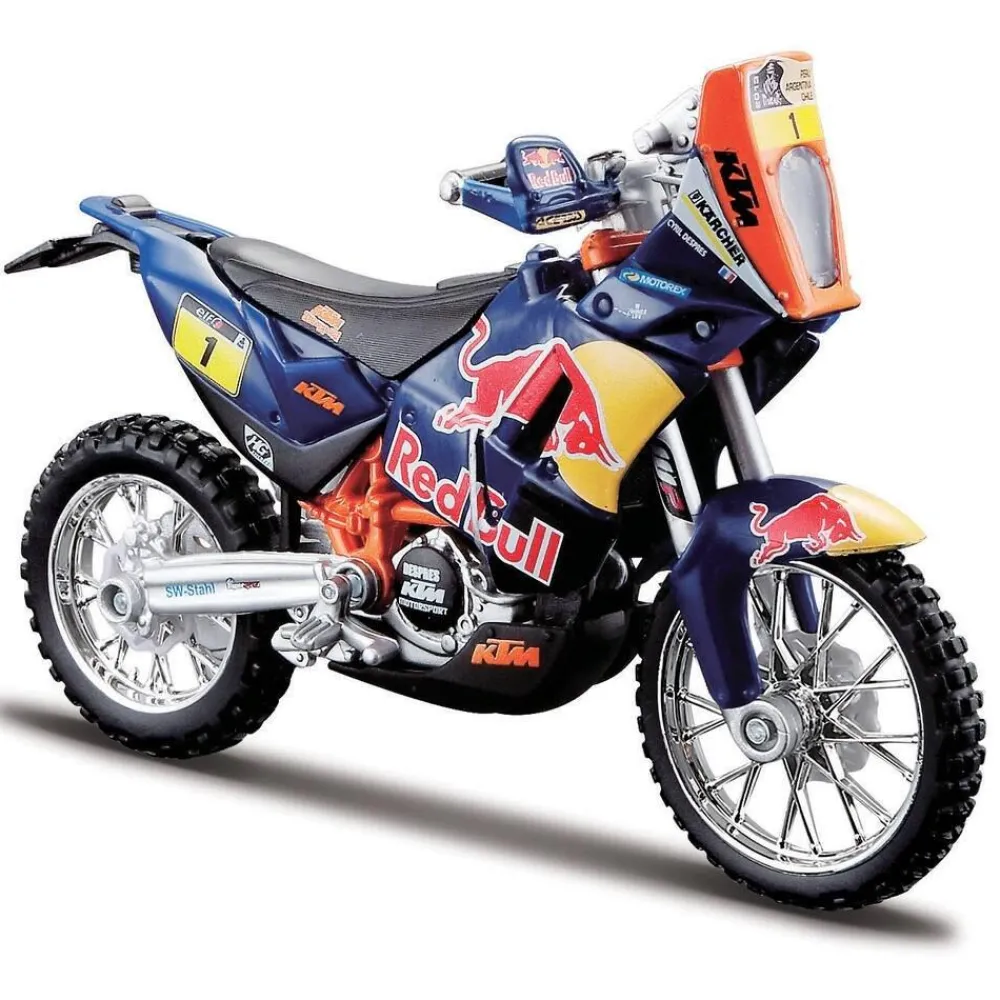 Bburago Motocross KTM Redbull 1:18 cross et raid^ Modèles Réduits