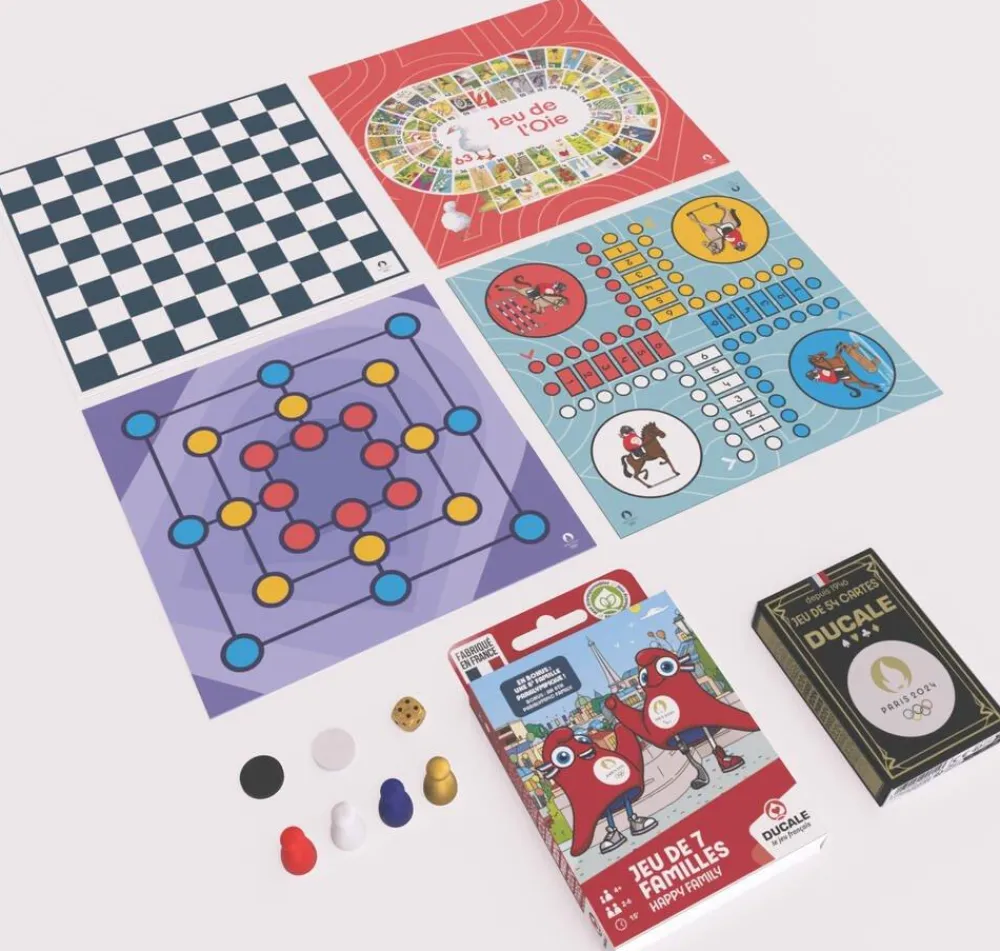 Ducale Multijeux Jo Paris 2024 - Jeu De Société^ Jeux Traditionnels Et Poker