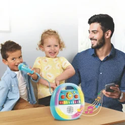 VTech Musickid Karaoké bleu^ Karaoké, Lecteurs Cd Et Mp3 Et Casques