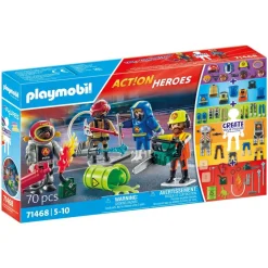 Playmobil My figures Métier à risque - Action Heroes 71468^ La Ville, La Police Et Les Secours