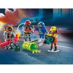Playmobil My figures Métier à risque - Action Heroes 71468^ La Ville, La Police Et Les Secours