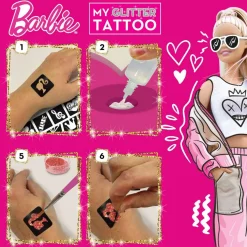 Lisciani Giochi My glitter tattoo Barbie^ Cosmétiques