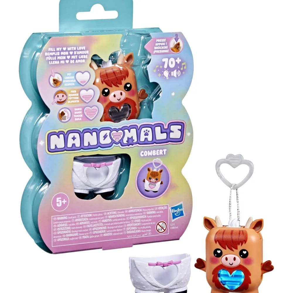 Hasbro Nano Mals Cowbert la vache Highlands^ Ordinateurs Et Tablettes Éducatives