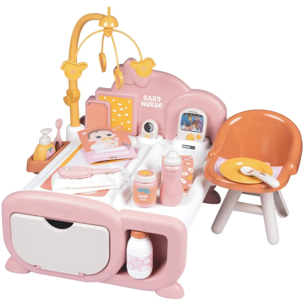 Smoby Nurserie cocoon 3 en 1 Baby Nurse^ Mobilier Pour Poupons