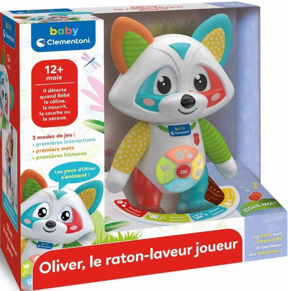 Clementoni Oliver le raton laveur joueur^ Jouets D'Éveil Électroniques
