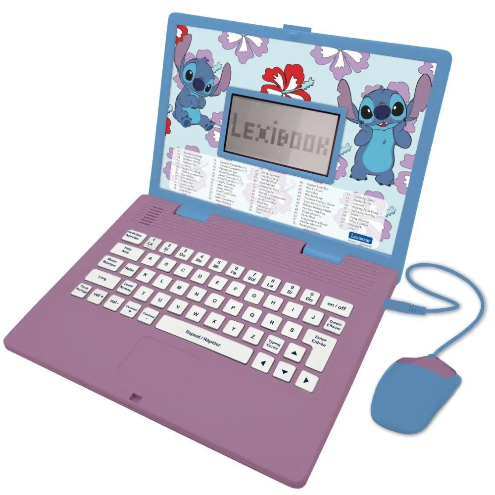 Lexibook Ordinateur éducatif bilingue Stitch^ Ordinateurs Et Tablettes Éducatives