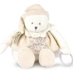 Doudou et Compagnie Ours blanc pantin activité Doudou 25 ans^ Doudous