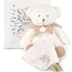 Doudou et Compagnie Ours pantin rose avec doudou - Collection doudou 25 ans^ Doudous