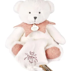 Doudou et Compagnie Ours pantin rose avec doudou - Collection doudou 25 ans^ Doudous