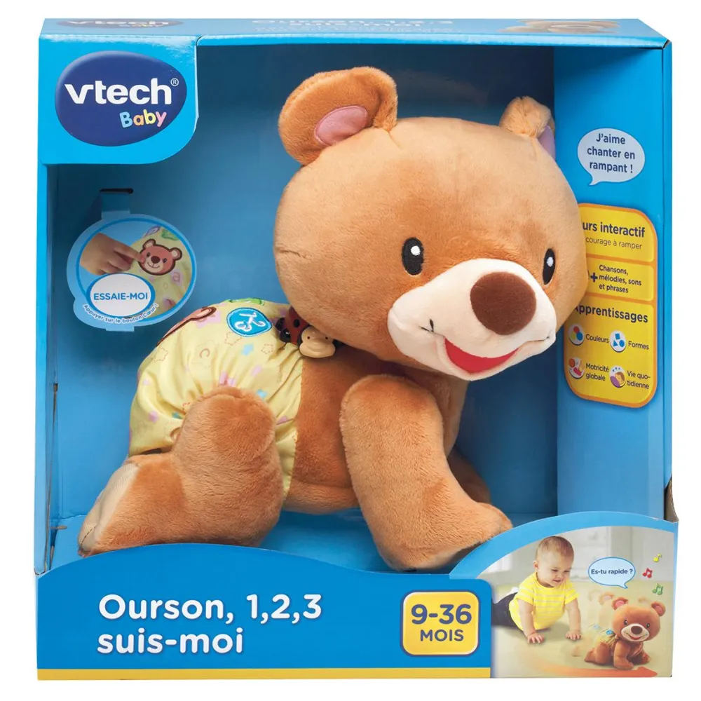 Varta Ourson 1,2,3 Suis-moi^ Peluches Électroniques Interactives