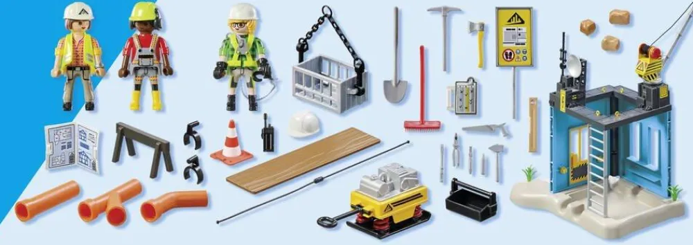 Playmobil Ouvriers et chantier - Action heroes 71650^ La Ville, La Police Et Les Secours
