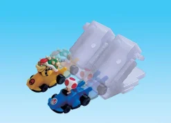 Epoch Games Pack 2 véhicules Bowser et Toad - Extension Mario Kart deluxe Racing DX^ Petites Voitures