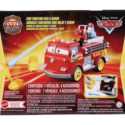 Mattel Pack Camion de pompier rouge et Guido - Cars^ Camions Et Bus