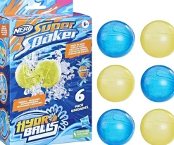 Nerf Pack De 6 Balles Super Soaker Hydro^ Jeux De Tir Et Pistolets