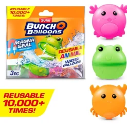 Zuru Pack de 3 bombes à eaux animaux - Bunch o balloons^ Jeux D'Eau Et De Plage