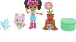 Spin Master Pack de 2 Figurines Avec Accessoires le jardin enchanté de Gabby - Gabby Et La Maison Magique^ Mini-Univers