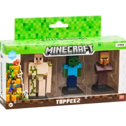 Bandai Pack de 3 figurines Minecraft 6cm^ Les Héros Et Personnages