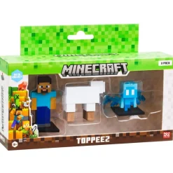 Bandai Pack de 3 figurines Minecraft 6cm^ Les Héros Et Personnages