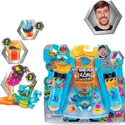Moose Pack de 12 mini swarms atomic - Mrbeast lab^ Les Figurines Interactives Et À Fonction