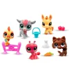 Bandai Pack de 5 Pets thème ferme Little Petshop^ Mini-Univers