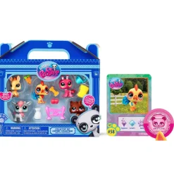 Bandai Pack de 5 Pets thème ferme Little Petshop^ Mini-Univers
