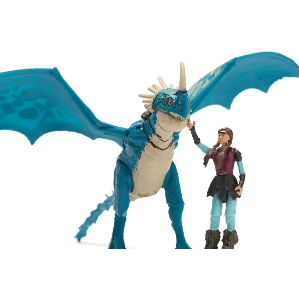 Spin Master Pack Dragon et Viking 25 cm Tempête Dragons Movie^ Les Héros Et Personnages