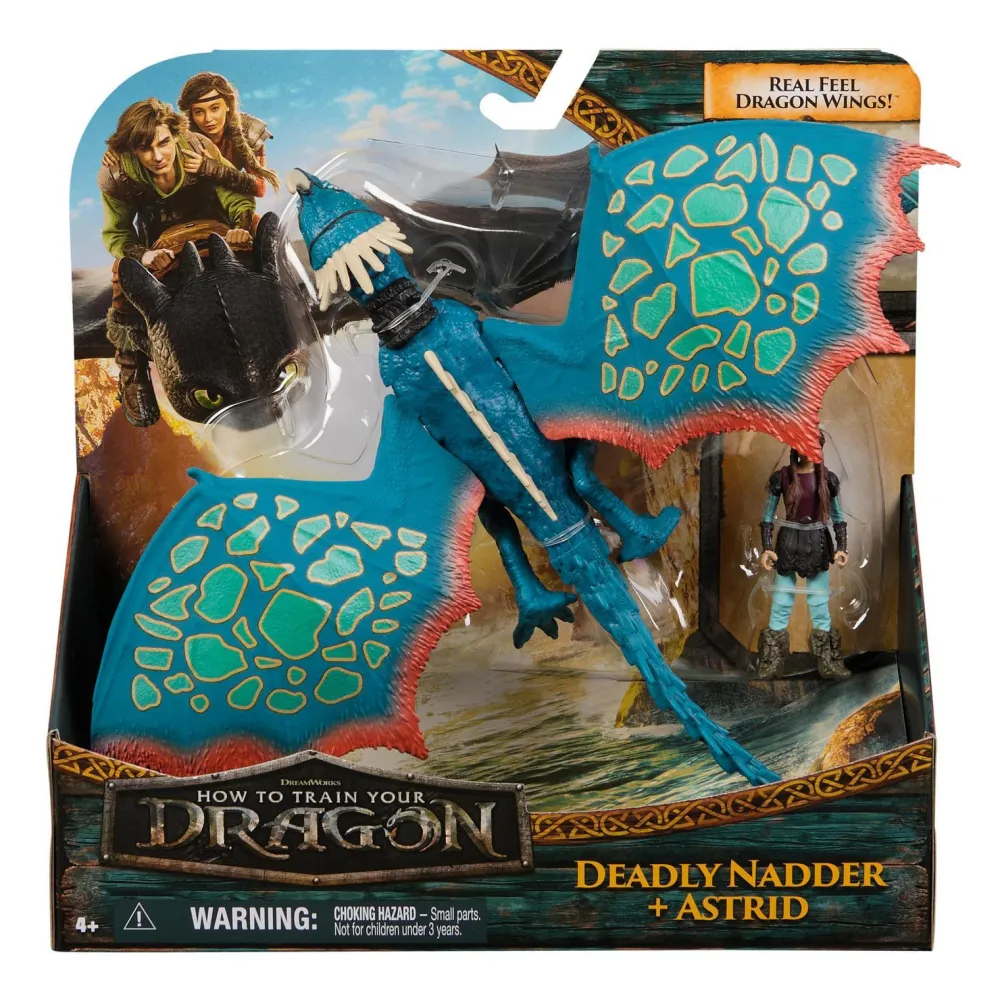 Spin Master Pack Dragon et Viking 25 cm Tempête Dragons Movie^ Les Héros Et Personnages