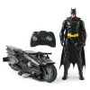 Spin Master Pack figurine Batman 30 cm et moto Batcycle radiocommandée^ Autres Véhicules Radiocommandés