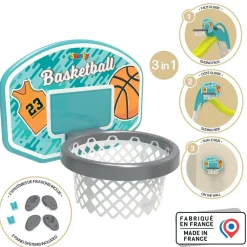 Smoby Panier de Basket^ Maisons, Toboggans Et Jeux D'Extérieur
