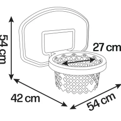 Smoby Panier de Basket^ Maisons, Toboggans Et Jeux D'Extérieur