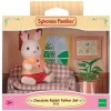 Sylvanian Families Papa Lapin chocolat et salon – 2201^ Mini-Univers