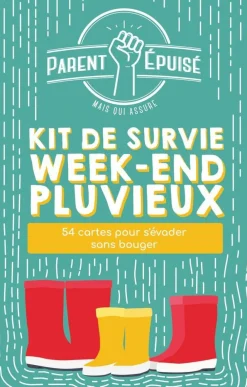 Asmodu00e9e Parent épuisé - Kit de survie week-end pluvieux^ Jeux D'Ambiance