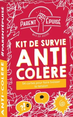 Asmodu00e9e Parent épuisé - Kit de survie anti colère - pour faire baisser la tension^ Jeux D'Ambiance