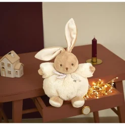 Kaloo Patapouf doudou lapin crème 17cm^ Doudous