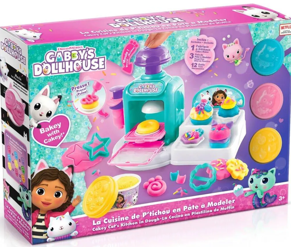 Canal Toys Pate à modeler - La cuisine de P'tichou - Gabby et la maison magique^ Modelage Et Moulage