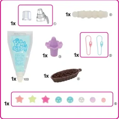 Pati-school - Kit de décoration gâteaux^ Modelage Et Moulage