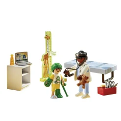 Playmobil Pédiatre avec enfant Action Heroes 71619^ La Ville, La Police Et Les Secours